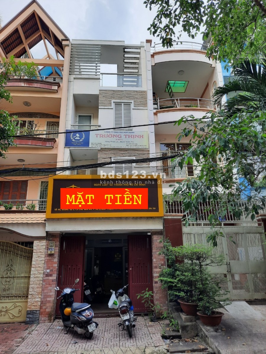 Mặt Tiền Đường số Chu Văn An 4x20m 3Lầu 6Pn làm VpCty, Ở GĐ KD, Phù hợp nhiều nhu cầu