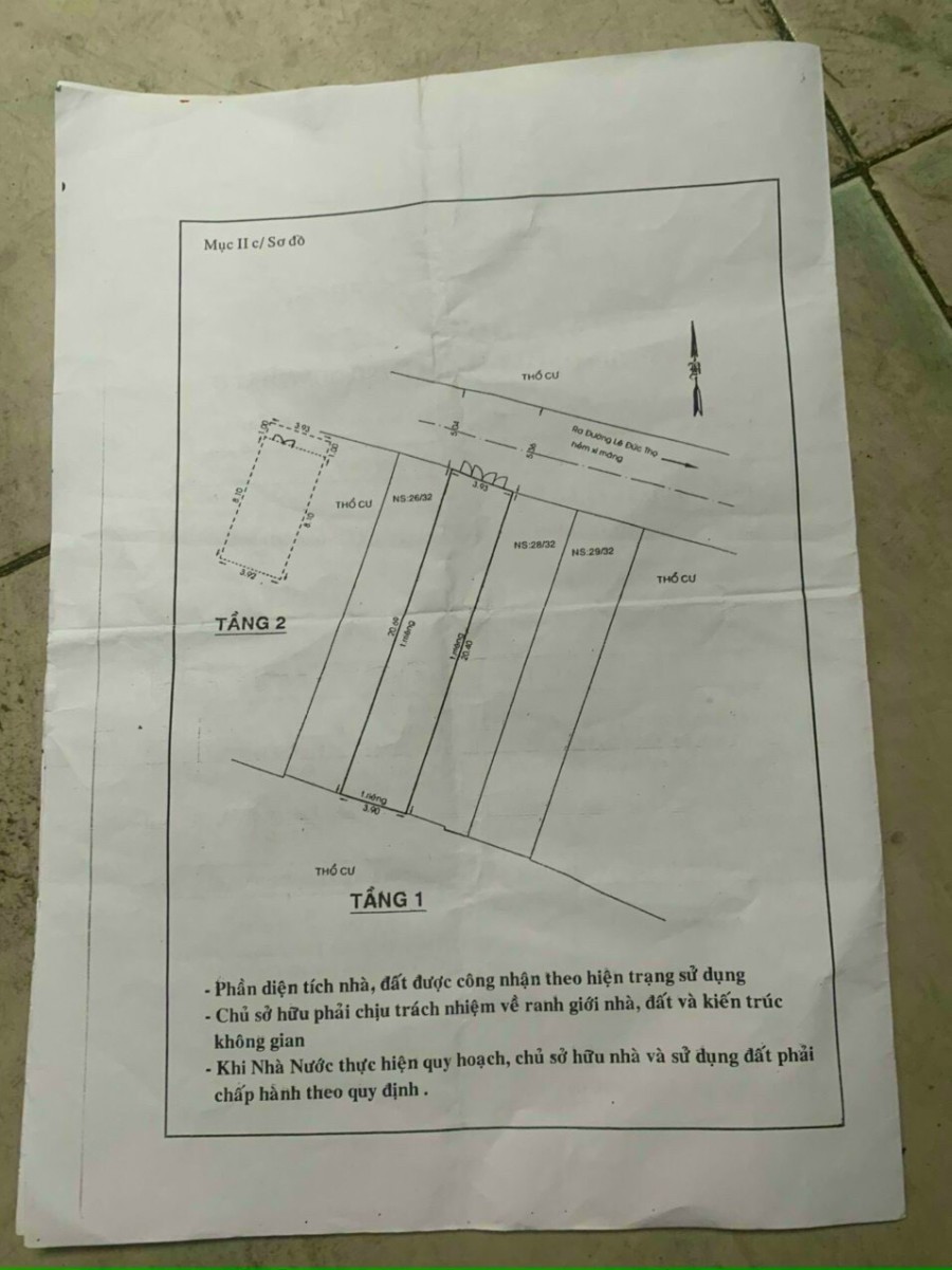 Nhà hẻm 6m giá hời 5,1 tỷ, 81m2, hẻm 6m đường Thống Nhất, Phường 16, Gò Vấp.