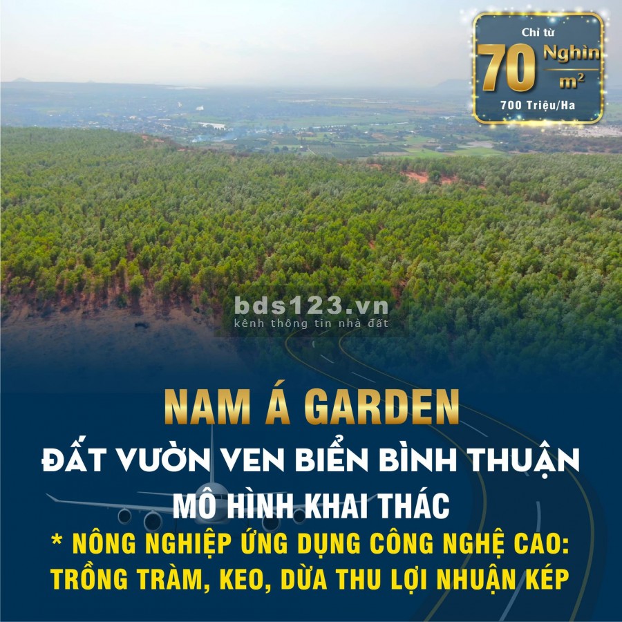 Đất ven biển Bình Thuận, giá bán chỉ 70 nghìn/m2, liên hệ 0902696405