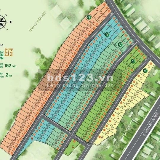 Đất nền 2 mặt tiền đường lớn, khu dân cư sông Trầu Golden Town