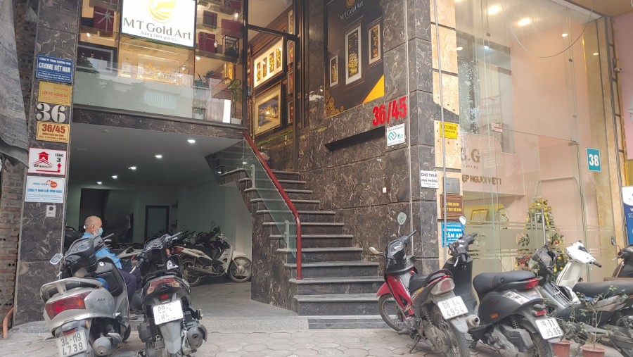 Bán tòa văn phòng Trần Thái Tông, dt 65m2, 9 tầng giá bán 25 tỷ