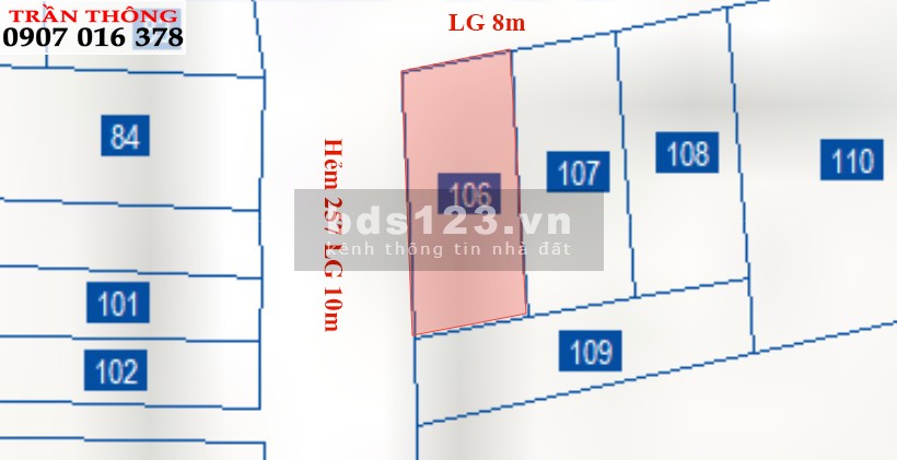 Bán đất đường Lê Đình Cẩn Tân Bình 108m2 góc 2 Mặt tiền Ngộp Ngân hàng cần Thanh Lý Gấp LH: 0907016378 Mr.Thông
