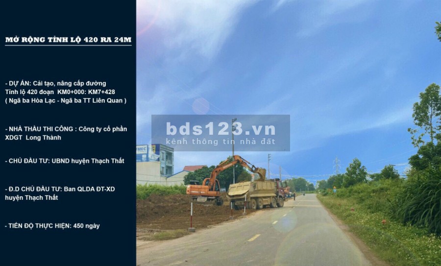 Vỡ nợ cần bán lô đất TĐC Bình Yên, khu công nghệ cao, LHCC