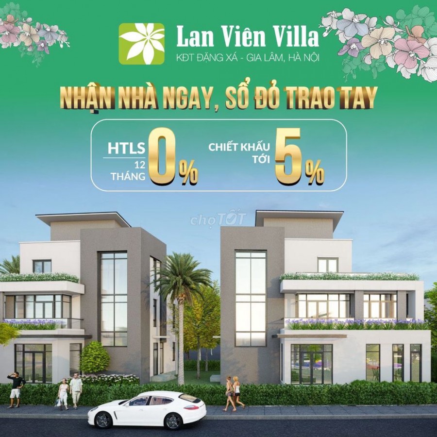 Mở bán đợt 1 GIÁ RẺ biệt thự, shophouse khu đô thị Đặng Xá 2, Gia Lâm, HN