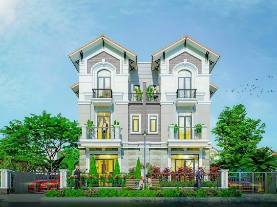 Bán biệt thự 135m2 VSIP BẮC NINH giá 5,3 tỷ, xây dựng 3 tầng
