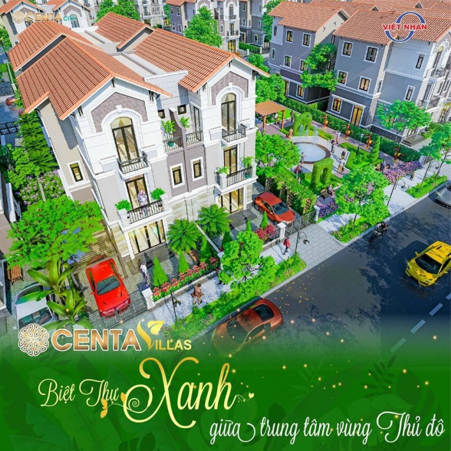 Bán biệt thự 135m2 VSIP BẮC NINH giá 5,3 tỷ, xây dựng 3 tầng