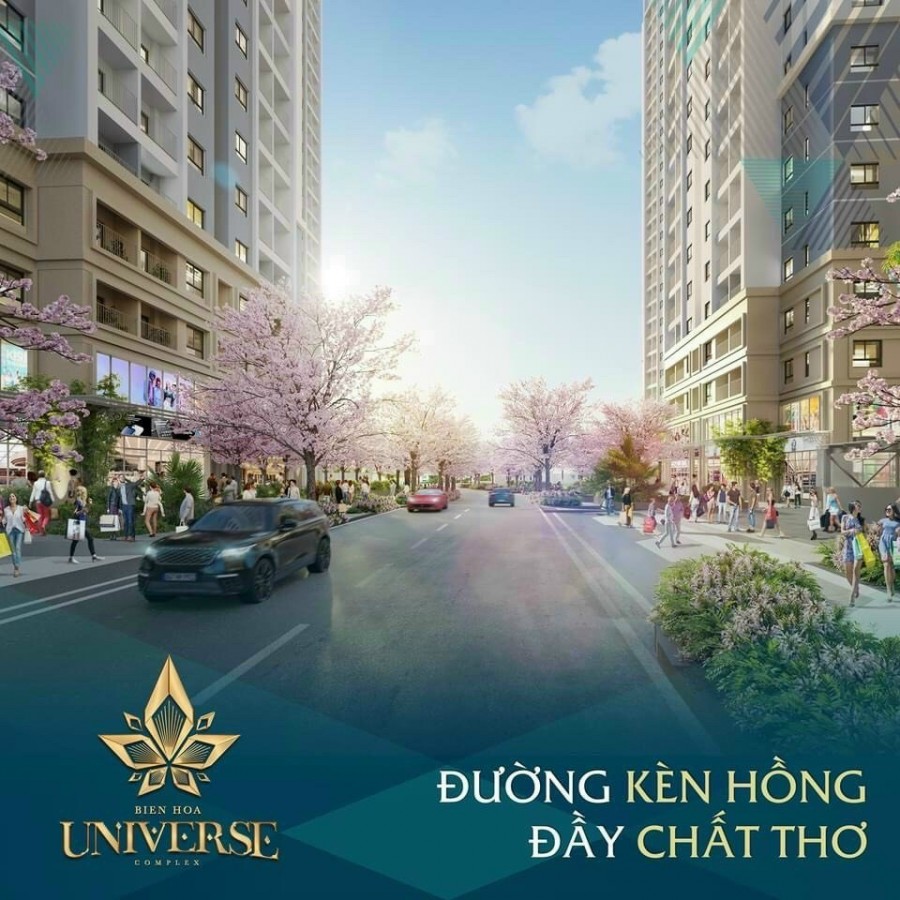 Căn hộ cao cấp chỉ từ 2.231tỷ 2pn 2wc, thanh toán 334 triệu ký hợp đồng, cc Biên Hoà Unverse Complex