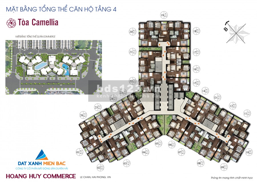 Cơ hội duy nhất sở hữu căn hộ toà Camellia với giá ưu đãi đặc biệt từ chủ đầu tư