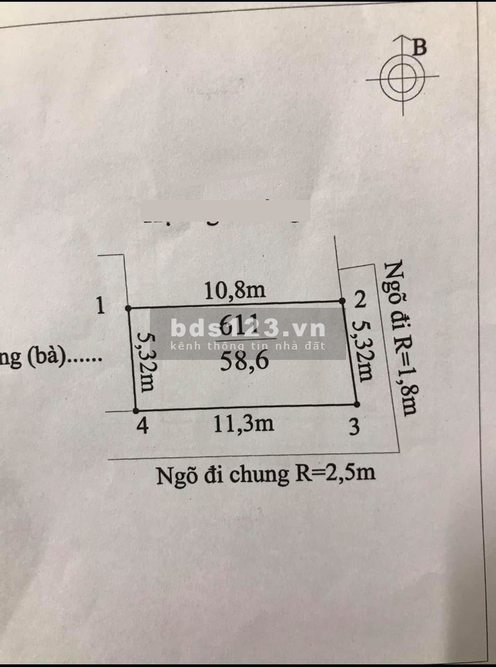 Chỉ 520tr sở hữu lô 58m2, 2 mặt tiền Ngõ nông 2,5m tại Mỹ Tranh, Nam sơn