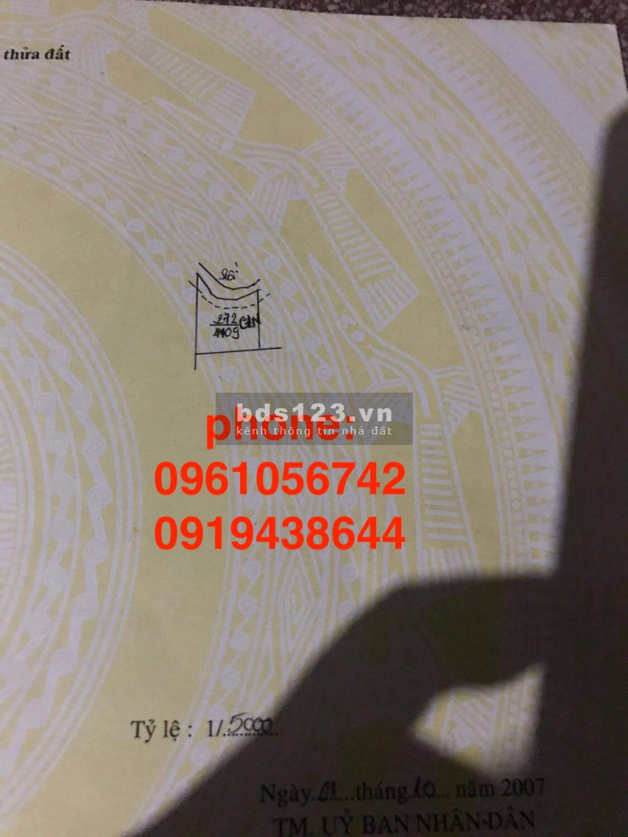 Cần bán gấp lô đất hơn 4 hecta Tân Long, phú giáo, liên hệ 0919438644