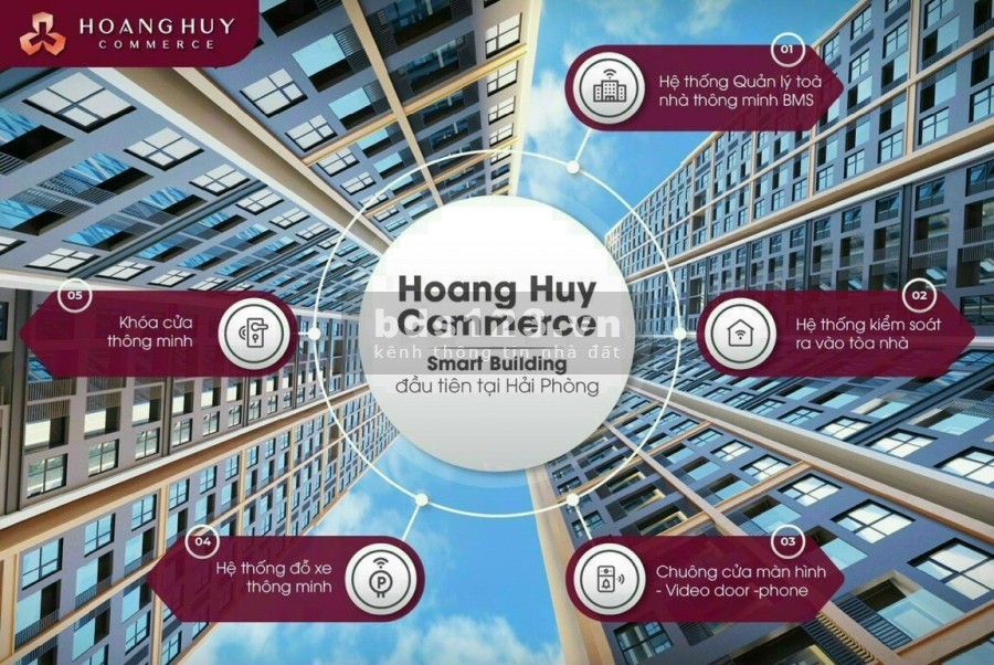 Bán căn hộ Hoàng Huy Commer Lê Chân Hải Phòng tòa giữa Camelia