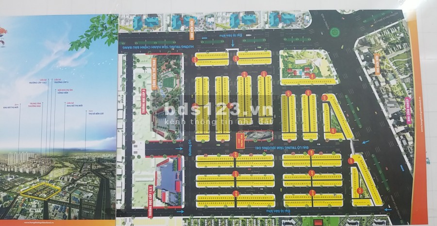 Đất ngân hàng thanh lý, sổ hồng riêng, 2 mặt tiền lớn xe ra vào tránh nhau