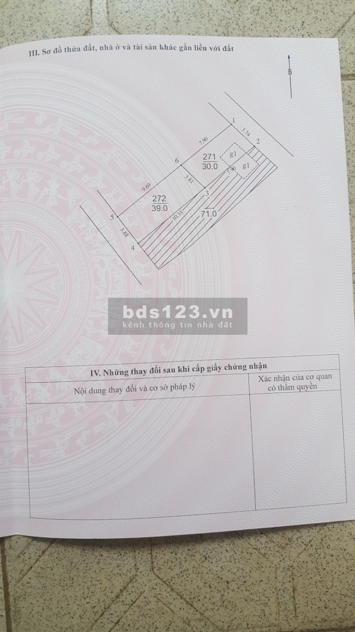 Bán nhà mặt đường lớn phường Long Biên. DT 39m2