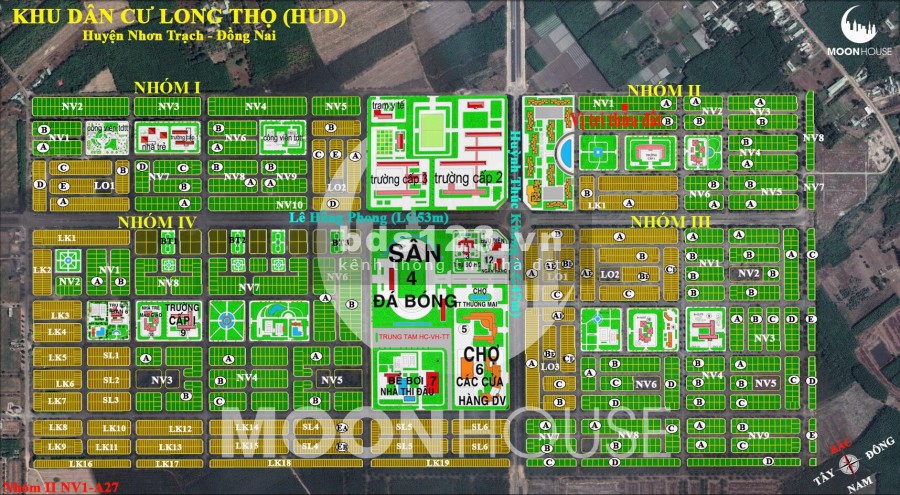 Bán đất giá rẻ huyện Nhơn Trạch cách chợ 2,5km, giá bán 3.34 tỷ