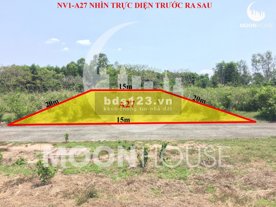 Bán đất giá rẻ huyện Nhơn Trạch cách chợ 2,5km, giá bán 3.34 tỷ
