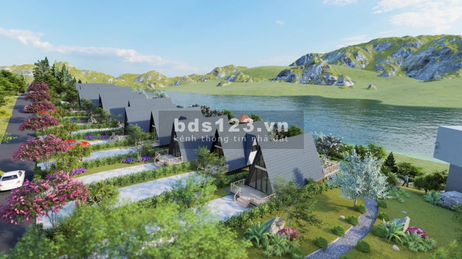 Đất nền nghĩ dường Amavi Farm, view hồ Đảo Ngọc, Lộc Tân đẹp nhất Bảo Lộc 4 triệu/m2, pháp lỷ sổ hồng