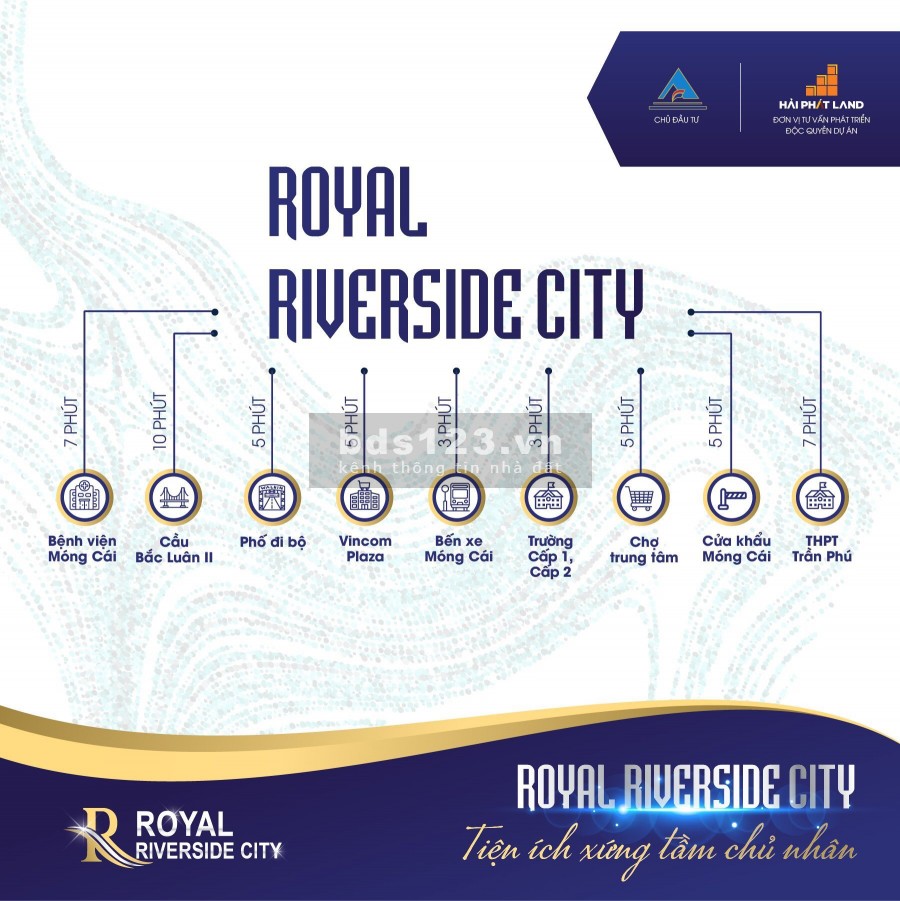 Royal Riveside City Móng Cái mảnh đất “gà đẻ trứng vàng” tiềm năng và hấp dẫn giá từ 19tr/m2