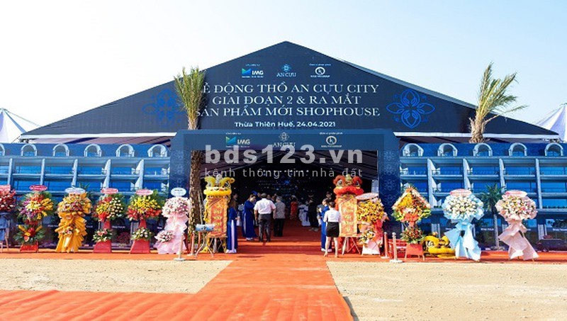 Bán Shophouse mặt tiền tại thành phố Huế, giấy tờ đầy đủ, thanh toán 50% nhận nhà