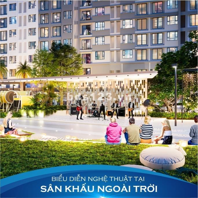 Căn hộ chuẩn resort 5 sao 3PN phong thuỷ tốt TTHC + ga Metro, đủ tiện ích dân đông NH hỗ trợ 70%, ân hạn nợ gốc 2 năm