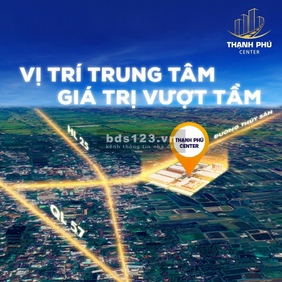 Đất vàng đầu tư an toàn hiệu quả tại đô thị mới Thạnh Phú