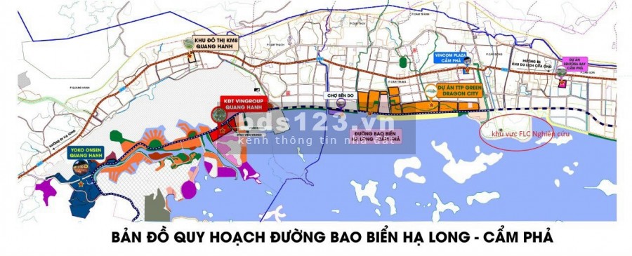 Đất nền ven biển cẩm phả ngay trên đường bao biển