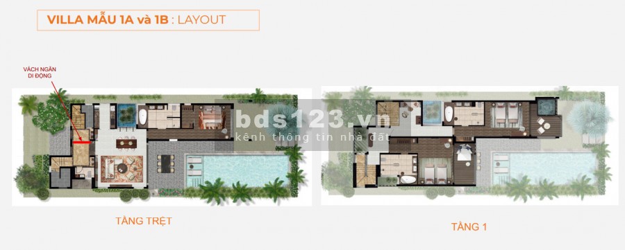 Bán căn biệt thự mặt tiền biển Angsana Hồ Tràm giá 41,3 tỷ, hàng trực tiếp CDT
