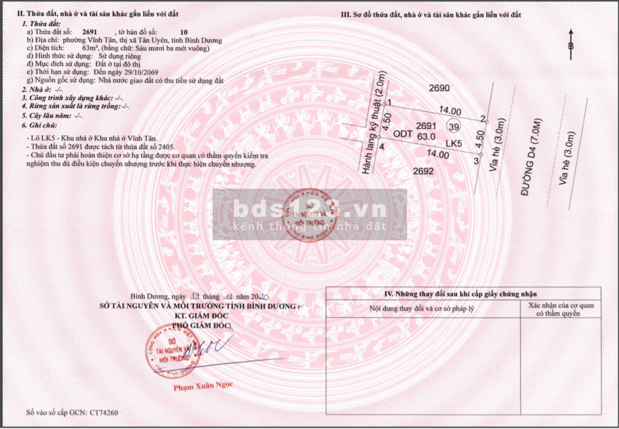 Ngân hàng thanh lý 2lô cặp 990tr duy nhất ngay MT ĐT742 sổ sẵn