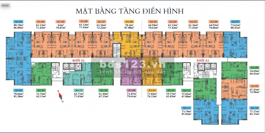 Chỉ còn duy nhất 1 căn CTL DT70m2 2PN tầng thấp giá 2.05tỷ, liên hệ ngay 0966603***!