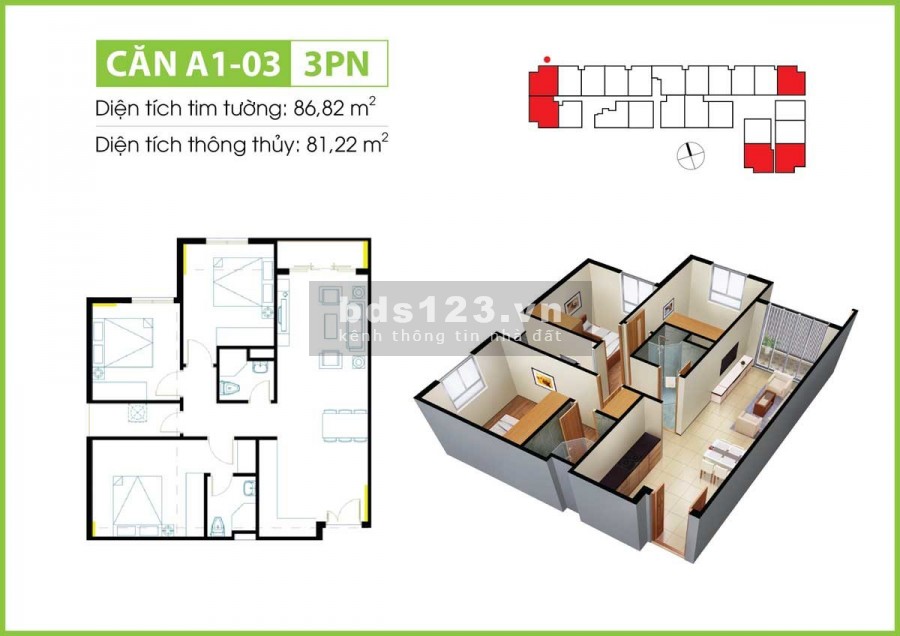 Chỉ còn duy nhất 1 căn CTL DT70m2 2PN tầng thấp giá 2.05tỷ, liên hệ ngay 0966603***!