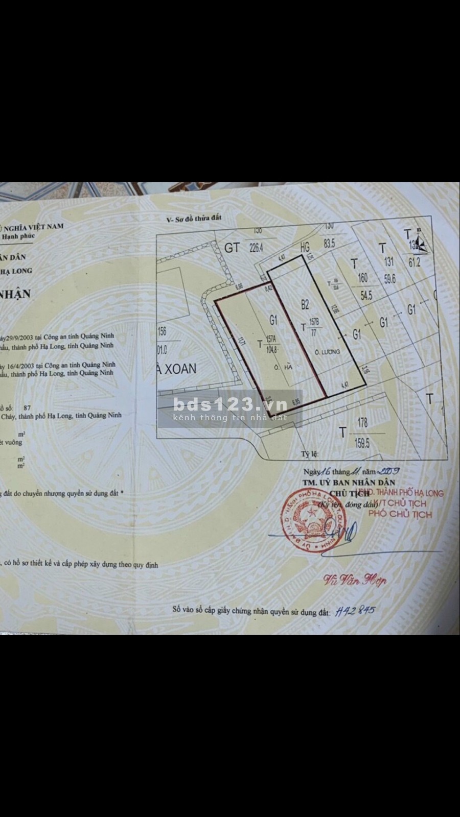 Bán đất tặng nhà tại Vườn Đào - Bãi Cháy chỉ với 2 tỷ 100tr