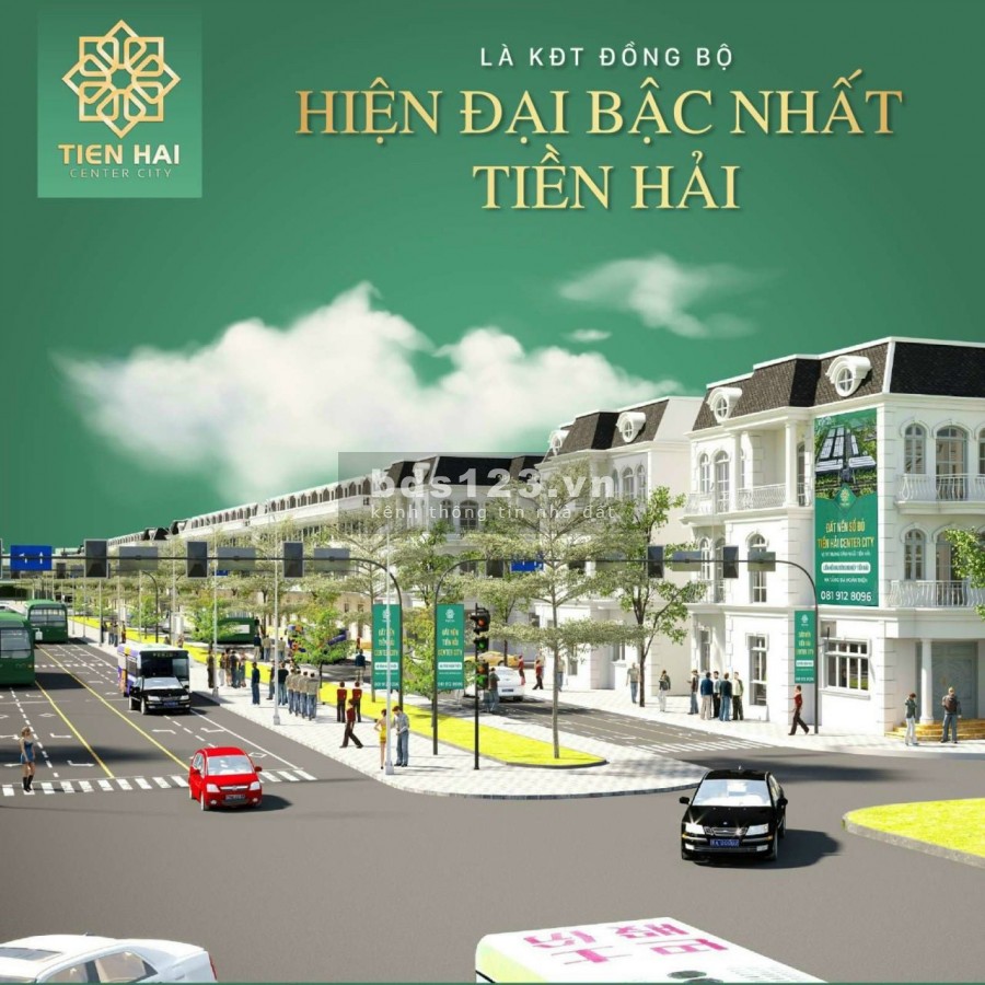 Ra mắt 50 lô đất nền đẹp nhất KĐT Tiền Hải center city, chính sách khủng duy nhất lên tới 11.5 %
