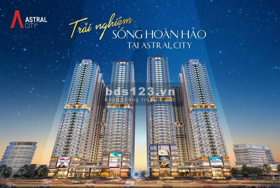 Sở hữu căn hộ cao cấp trong khu phức hợp trung tâm thương mại Astral City với 600 triệu