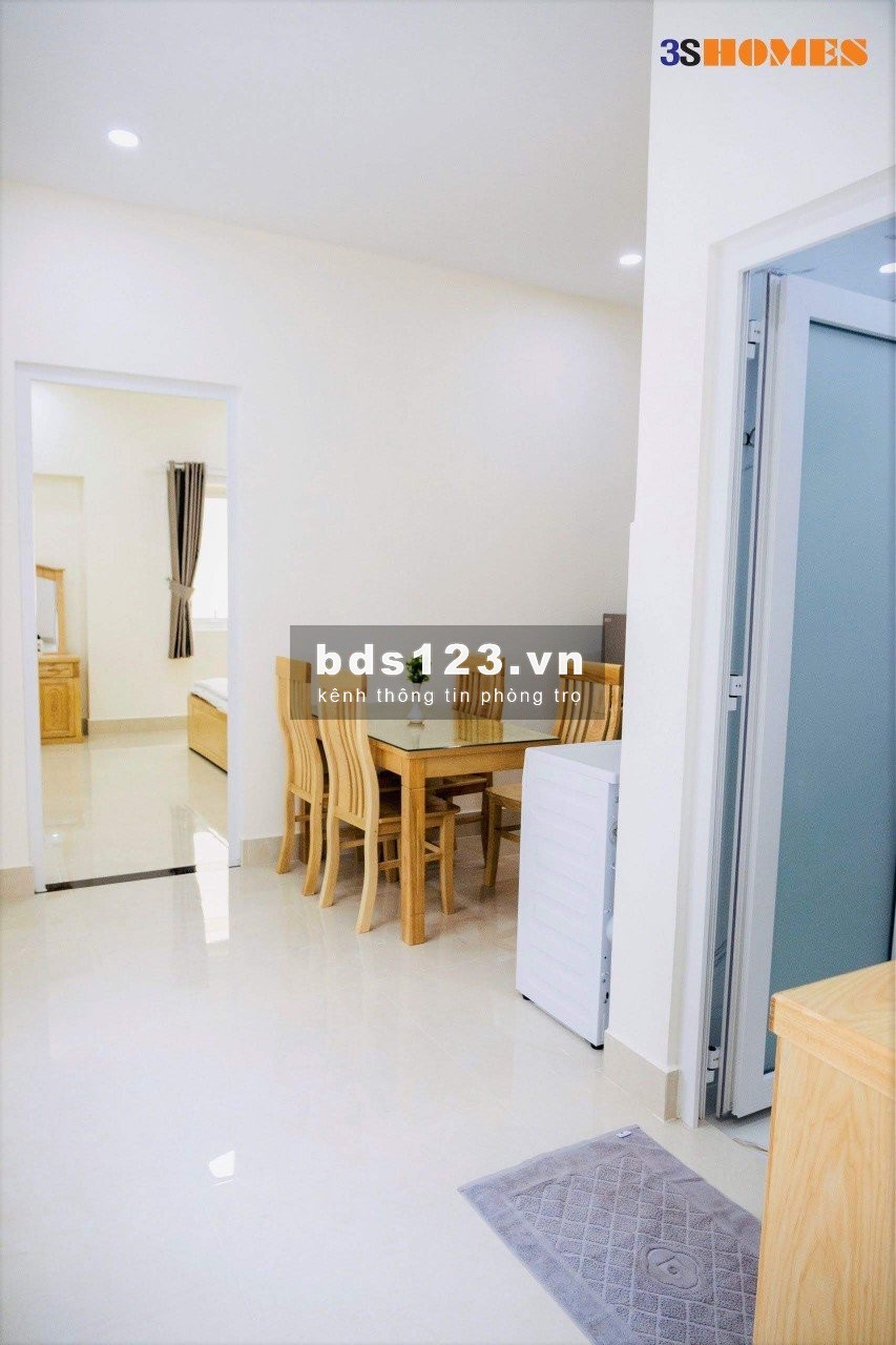 CHDV cho thuê cao cấp 1PN gần sân bay, đầy đủ nội thất, yên tĩnh