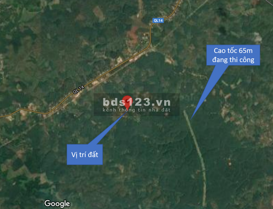 Đất mặt tiền đường 29m sát becamex Đồng Phú, mặt tiền đường lớn, xe vào tận đất