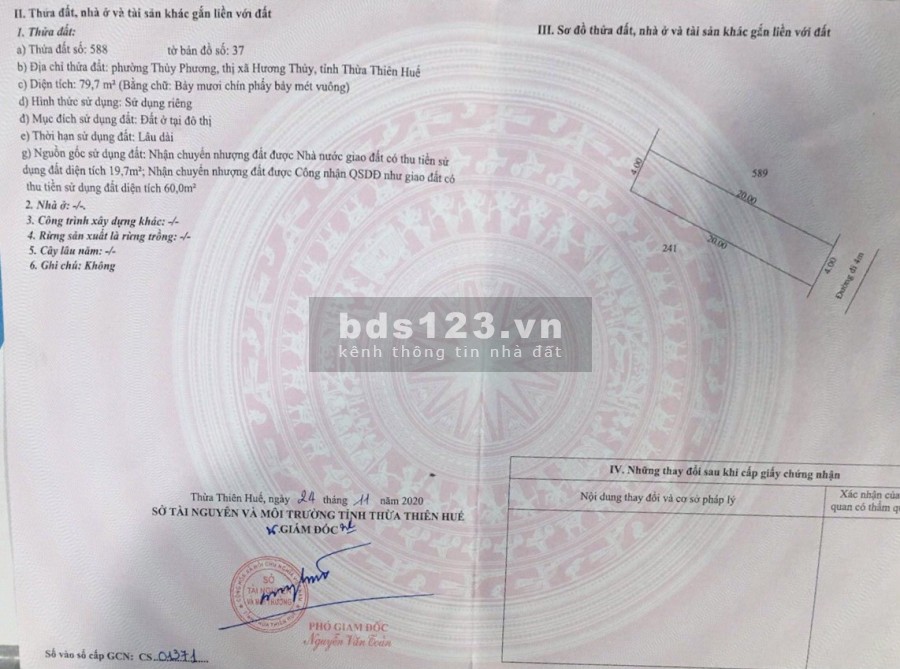 Đất kiệt ô tô vi vu Nguyễn Văn Chính, Thuỷ Phương giá chỉ 880 triệu