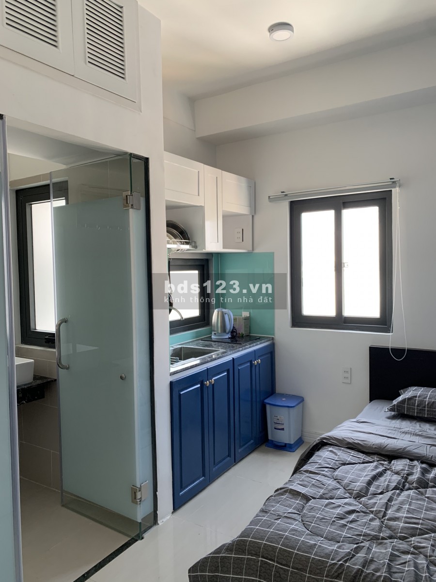 Căn hộ dịch vụ (studio) Full nội thất, Full tiện nghi đường Lâm Văn Bền quận 7 giá chỉ 4 triệu 9