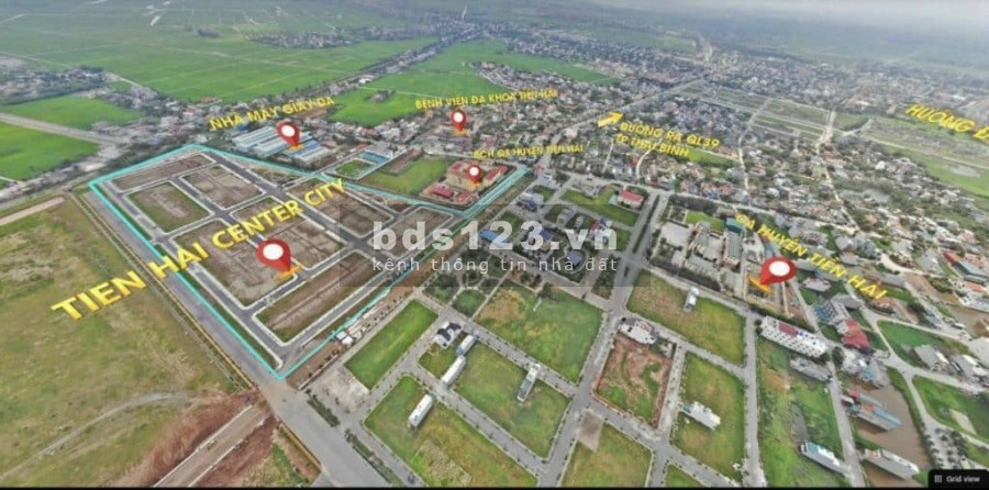 Nhỉnh 2 tỷ sở hữu ngay lô đất nền vị trí đắc địa tại Tiền Hải Center City, lh 0836083830