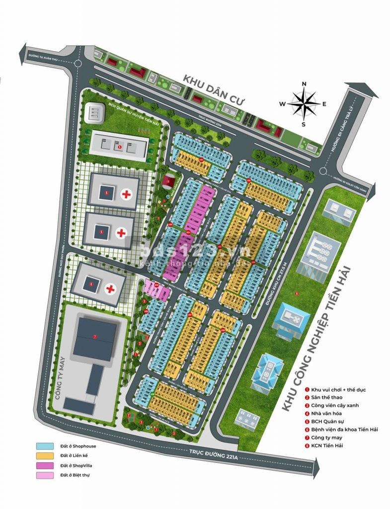Nhỉnh 2 tỷ sở hữu ngay lô đất nền vị trí đắc địa tại Tiền Hải Center City, lh 0836083830