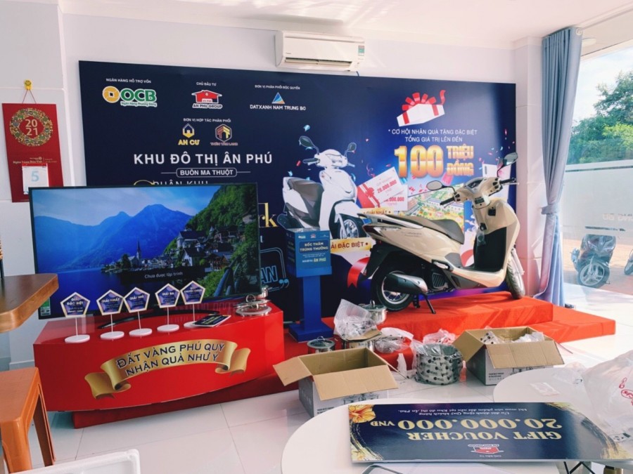 Cơ hội sở hữu phần quà đặc biệt giá trị lên đến 100 triệu đồng tại khu đô thị Ân Phú