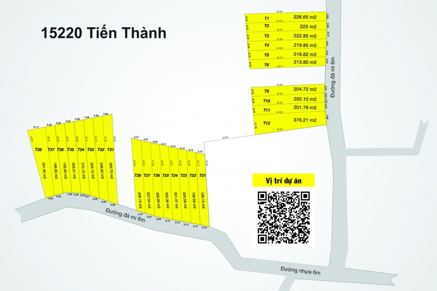 Chỉ 585 triệu sở hữu ngay nền đất tại Tiến Thành, thành phố Đồng Xoài, Bình Phước