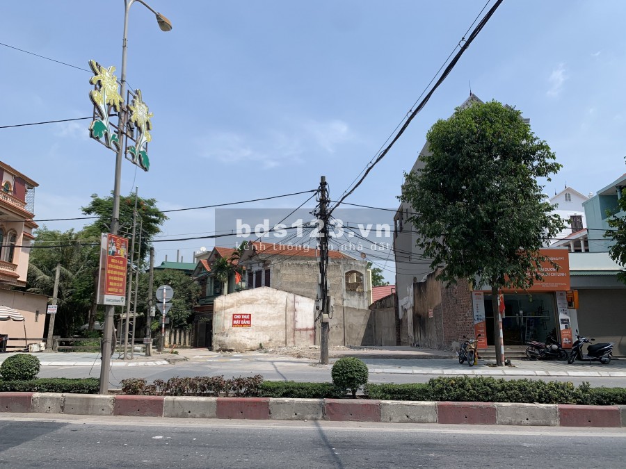 Cho thuê đất mặt phố kinh doanh (S=315m2 - Mặt tiền rộng 7,7m) tại thành phố Chí Linh, Hải Dương