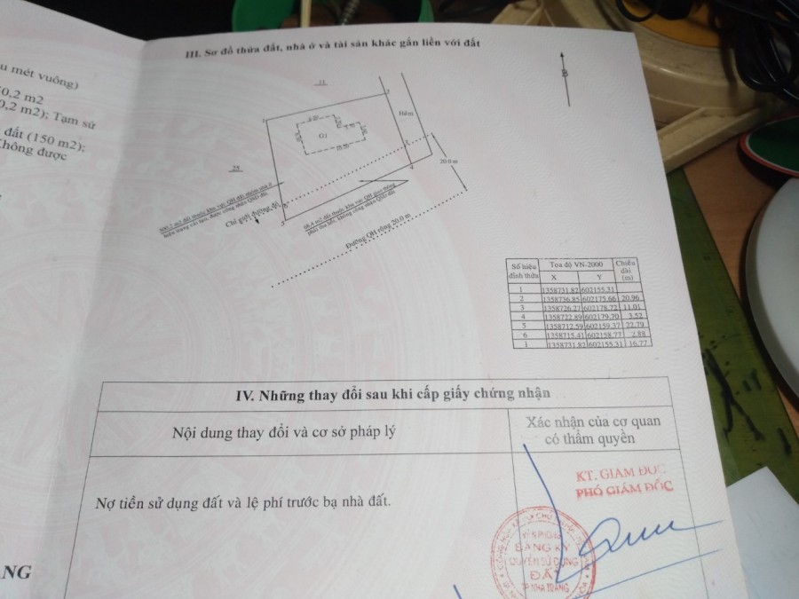 Bán Lô góc đường Phước Huệ VĨnh Hải Nha Trang Khánh Hòa