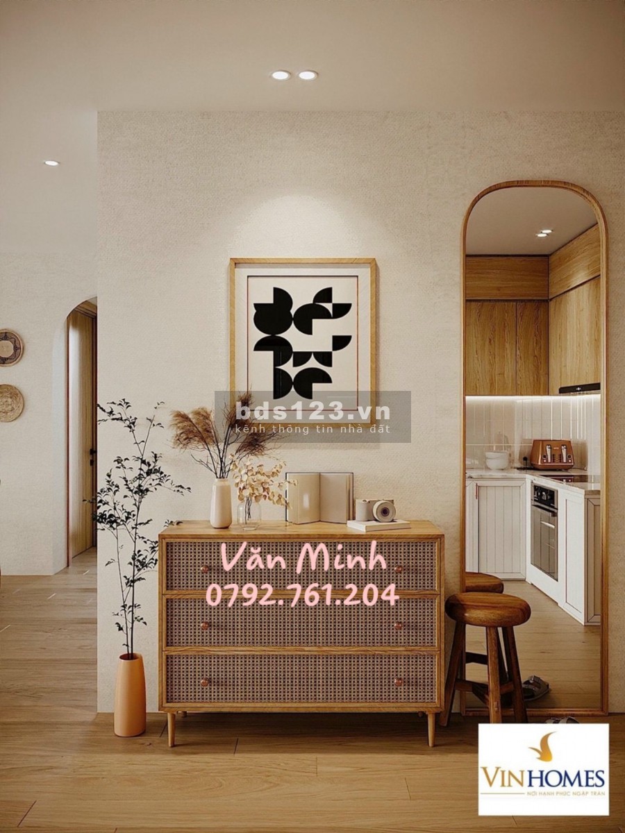 Căn hộ 2PN1WC 59m2 Vin Quận 9 chỉ với 1tỷ950tr, tầng cao view thoáng