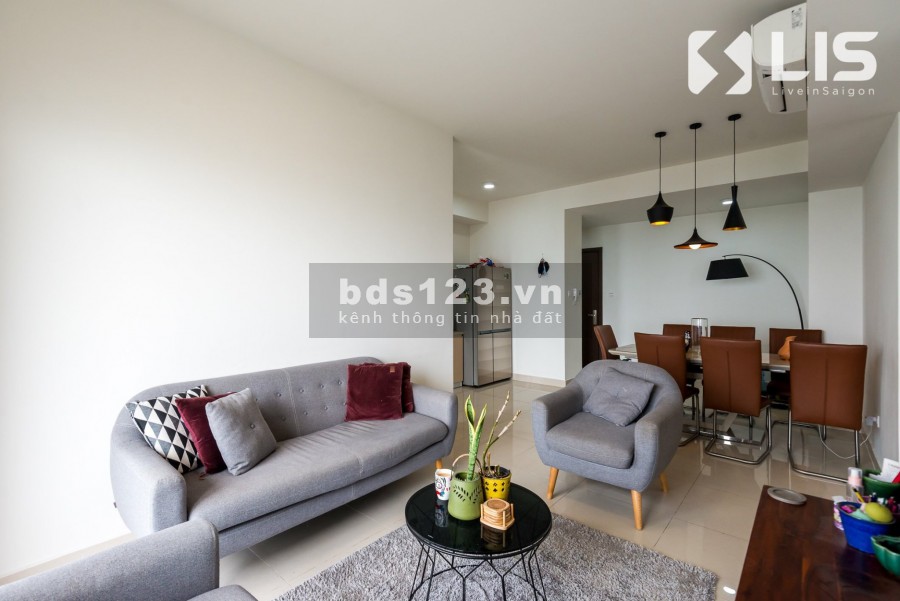 Căn hộ 3 phòng ngủ 109m2 view đảo Kim Cương Quận 2 - Cho thuê