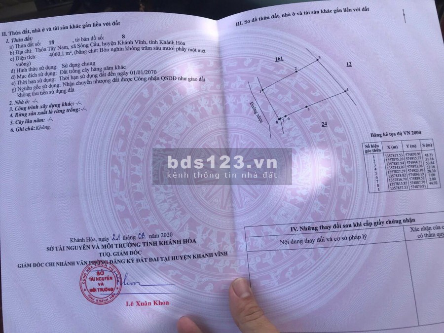 Bán đất vườn 4 sào xã Sông Cầu gần đường Tỉnh Lộ 2 giá rẻ LH 0788.558.552