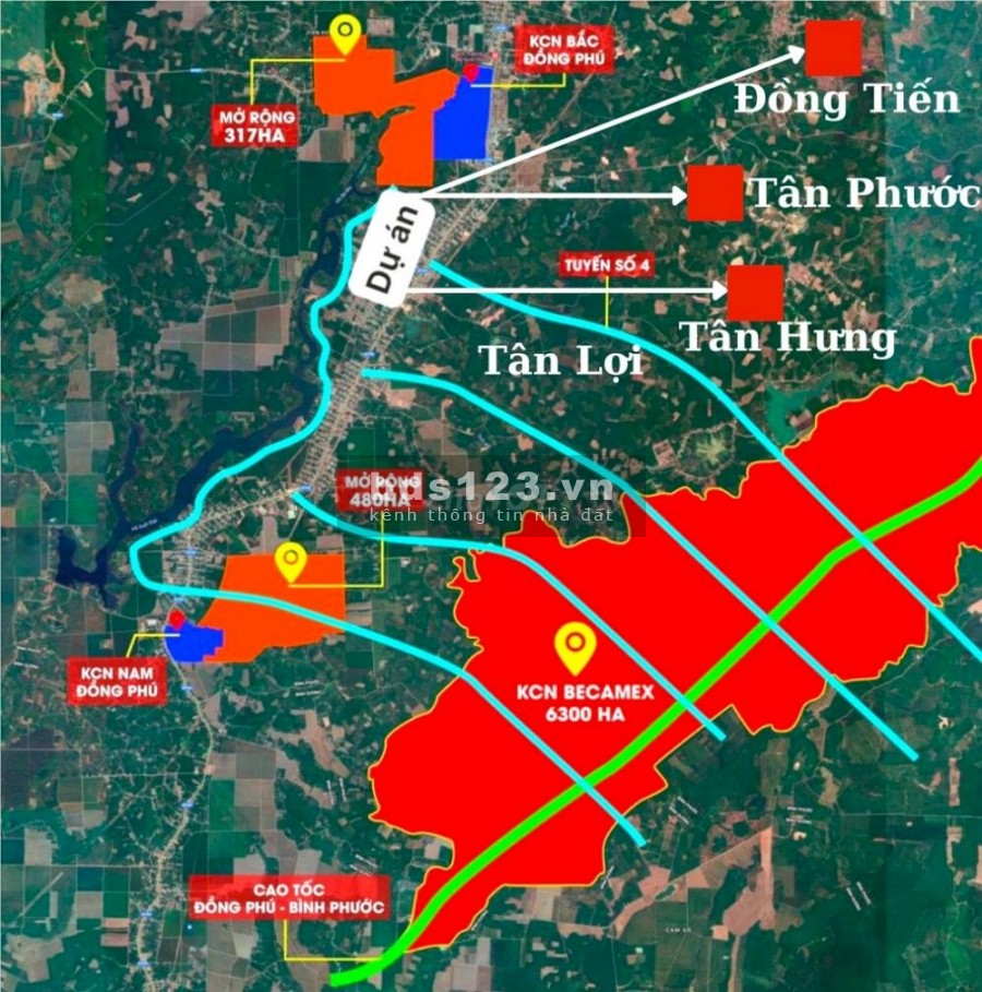 Cần bán gấp lô đất (10x50) 500m2/395tr có thổ cư gần KCN Becamex ĐP mới khởi công