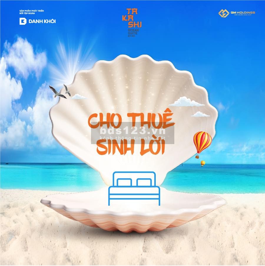 Căn hộ biển cao cấp - sở hữu lâu dài duy nhất tại Việt Nam, cc Takashi Ocean Suite