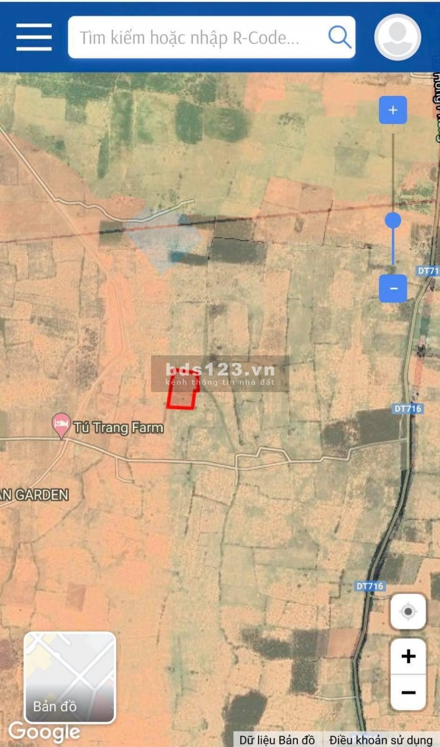 Thanh lý gấp lô 2 ha, giá 120 nghìn/m2, khu nông trại công nghệ cao,mt đường đất lớn, lh 0933.151.296