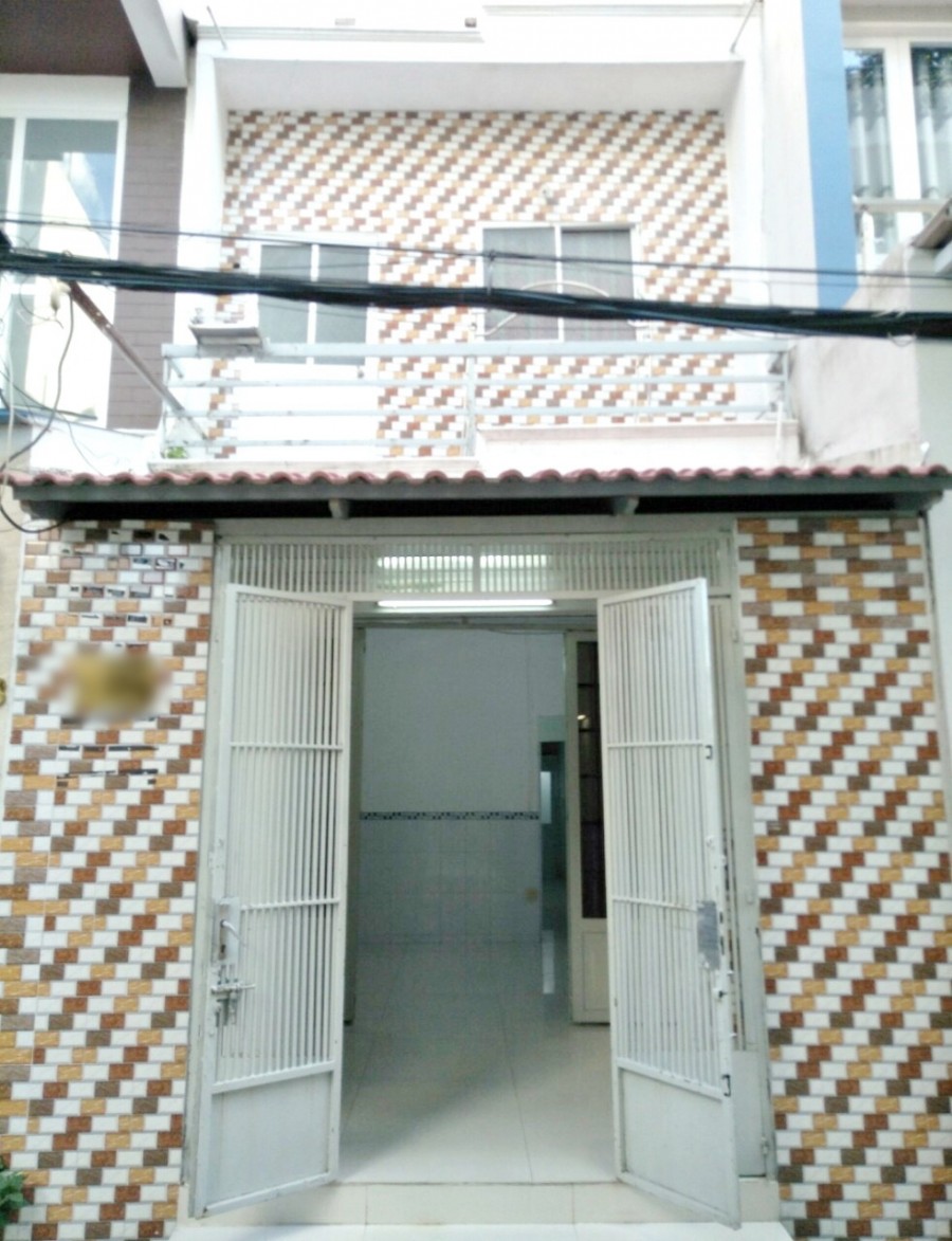 Nhà bán 1 lầu, 4PN, mặt tiền hẻm ô tô Âu Dương Lân F3 Q8