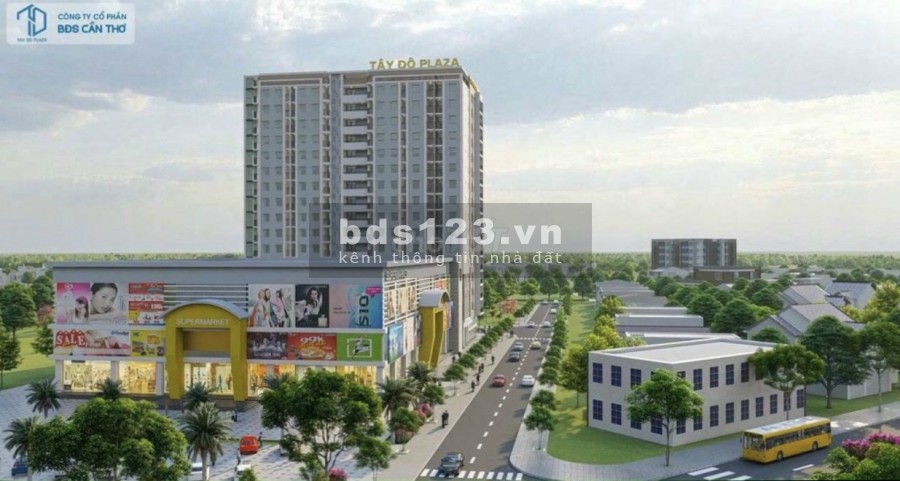Tây Đô Plaza Cần Thơ suất nội bộ giá hấp dẫn, diện tích 60m2, giá 1 tỷ